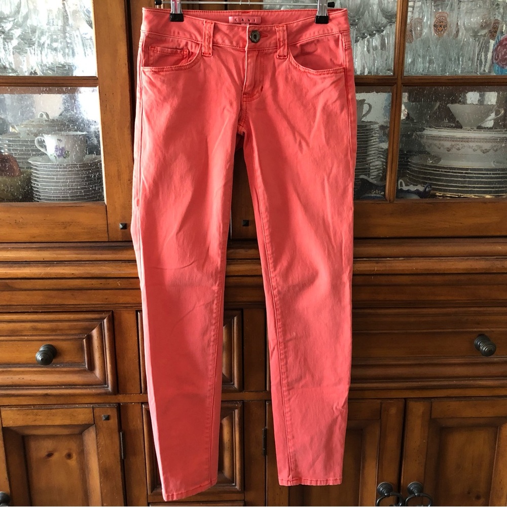 EUC CAbi skinny low rise jeans